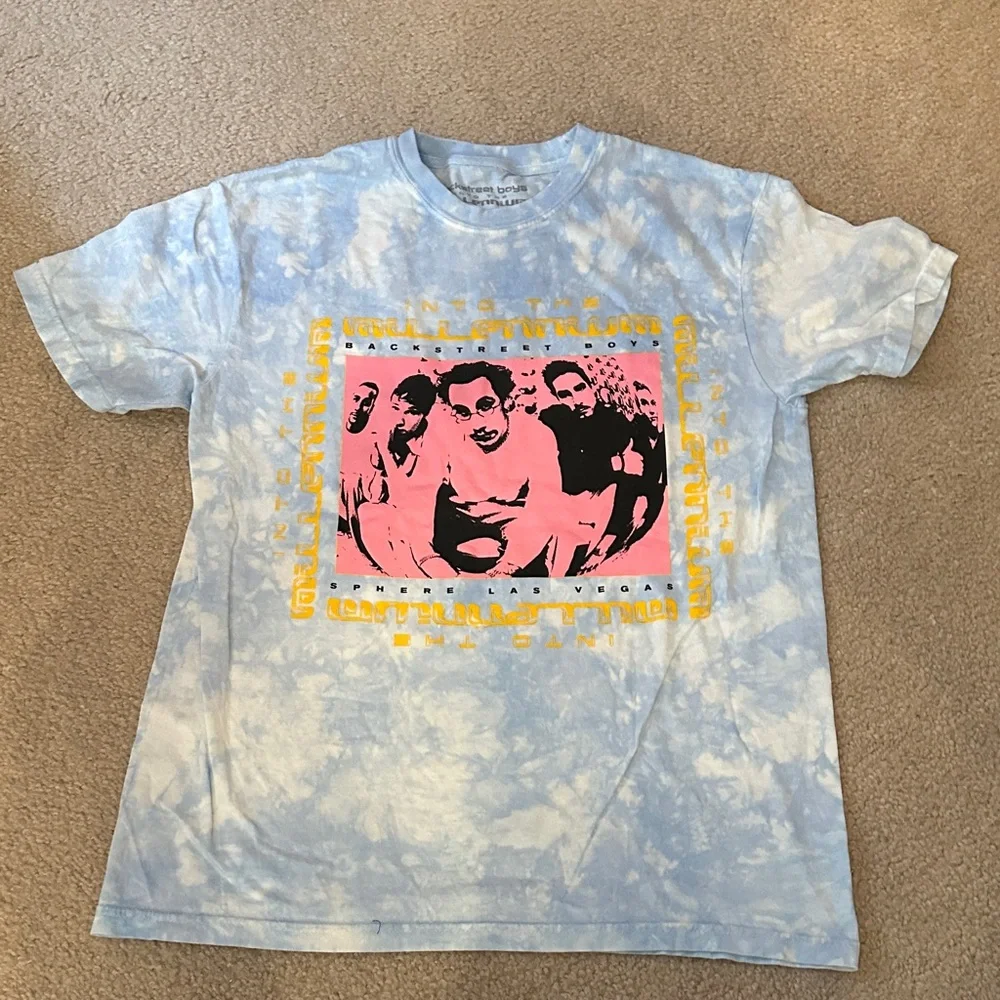NEW Backstreet Boy’s Tie Dyed T-Shirt from Into the Millennium Sphere Winter L - Picture 13 of 14